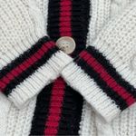 Cider  knit monogram W small cardigan preppy button down sweater Photo 5
