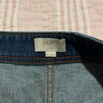 Loft  Blue Sailor Button Midi Denim Skirt Size 8 Photo 3