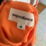 superdown Revolve Orange Dress Photo 4