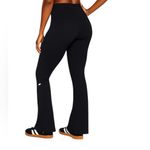 Fabletics - NWT Sleek Seamless High-Waisted Flare Pant Black Sz L Short Photo 1