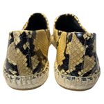 Tory Burch  snake print embossed leather flat espadrilles size 7 color block Photo 5