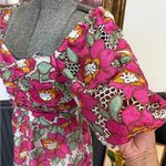 Buddy Love Reyna Floral Puff Sleeve Mini Dress ~ Size XS 🧡🍄 Pink Photo 3