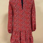 Topshop ✨SALE Ruffle Red Detail Dress US 4 NWT Photo 9