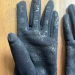 Eddie Bauer Eddie bower black snowflake gloves size l/xl Photo 4
