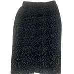 ZARA  Women's Black Polka Dot Midi Skirt Size Standard S Casual Photo 3