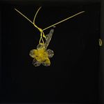 Anthropologie  x Levens Jewels Yellow Hibiscus Necklace Photo 2