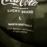 Lucky Brand  Green Santa Christmas Graphic T-Shirt Unisex Size L Photo 3