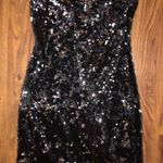 Frederick's of Hollywood Black Sequin dress. Small Photo 6