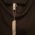 Glam Black Scrunched Side Tank Top/Crop Top Photo 2