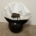 Vintage studded sequin statement patriotic red white blue USA logo baseball hat Photo 1