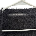 Susan Wagner Peru 100% Alpaca Women Sweater Coat Collarless Batwing Cardigan Black Size undefined Photo 1
