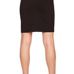 Susana Monaco Signature Stretch Knit Straight Pencil Black Skirt size Small Photo 7