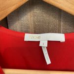 Maje  Rahon Red Orange Silky Textured Mini Dress Photo 3