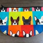 Boxer Puppy Dog Cosmetic Bag NWT Red Photo 0