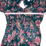 Band of Gypsies Band Of The Free Run The World Pine Berry Paisley Empire Waist Midi Dress Small Photo 9