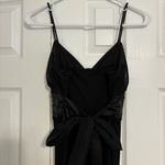 Taboo  Y2K Black Floral Dress Photo 4