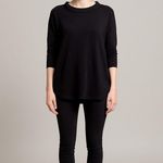 EXPRESS  Black High Low Split Side Top Size Small Photo 0