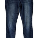 DKNY Jeans Y2k 8 Blue Skinny Denim Studded Pocket Stretch Jeggings Pants Photo 0