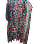 Torrid Floral Chiffon Long Duster Green Size 1X Bohemian Coastal Festival Hippie Photo 8