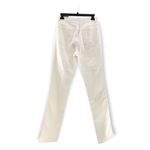 Something Navy  Nina Denim Pants with Slit‎ in White 6 Photo 8