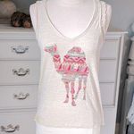 Red Camel  Tank Top Womens Small Beige Crochet Lace Photo 0