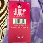 Juicy Couture Juicy by Purple Checkered T-shirt Sleepwear Dress Sz M Soft Comfy Photo 7