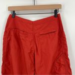 Mountain Hardwear  100% nylon orange outdoor active cropped zip pocket pants 6 Photo 3