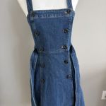 J.Crew NWOT  Button Down Double Breasted Belted Denim Trench Dress Pockets Size 4 Photo 7