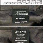 Line and Dot  River Vegan Faux Leather Longline Blazer Jacket Size Small Black Photo 8