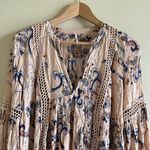 Free People ‘Just The Two Of Us’ Paisley Peachy-Pink Tunic Dress Womens … Photo 5