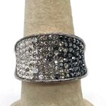 Vintage JCM Brass, Malaysia Crystal, Vintage Designer JCM Beautiful Crystal White Photo 0