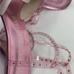 Stuart Weitzman  Glam x Curve 100 Wrap Pump in Light Pink/Cotton Candy Photo 9
