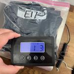 Veronica Beard  Womens Karter Pants 28 Blue Straight Belted Cotton Pleated‎ Crop Photo 8