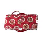 Vera Bradley Quilted "Rosey Posies" Red Backpack Handbag Bohemian Floral Photo 3