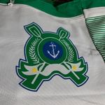 Bijoux Terner  LARGE BEACH BAG GREEN AND WH… Photo 5