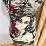 Desigual Vintage  Graphic Tee - Size M - Bohemian Art Print - Like new Photo 5