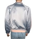 Bebe Vintage Y2K Reversible Satin Bomber Jacket Photo 3