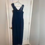 Amanda Uprichard  Darien Maxi Dress in Navy Photo 7