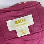 Anthropologie Maeve Pink Sequin Long-Sleeve Mock-Neck Open Back Mini Dress Small Photo 11