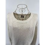 American Eagle  Vintage boyfriend crewneck metallic knit sweater size medium Photo 4