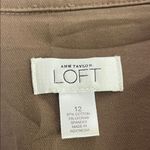 Loft Ann Taylor Women's Brown Utility Jacket Size 12 Photo 1