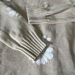 Tuckernuck Beige Floral Cotton Sweater Size Small Gray Photo 7