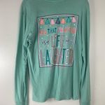 Jadelynn Brooke JADELYN BROOKE  Womens Long Sleeve Green Shirt Top Logo Medium Photo 3