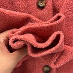 LL Bean Sherpa Fleece Jacket Salmon Large Pink Photo 9