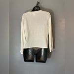 Ruby Rd Off White Open Sleeve Front Knot Top Silver Size undefined Photo 5