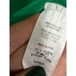 Pauln KC Kelly Green Blazer Jacket Size Large Polka Dot Lined Prep Business Photo 5