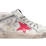 Golden Goose  Mid Star Sneakers White Pink Patent Star Mid Top Size 7/37 Leather Photo 0