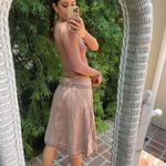 Merona  Y2K boho brown skirts sz 6 Photo 3