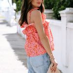 VICI  | Island Babe Printed Ruffle Top Photo 2