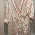 VTG Cream & Light Pink Romantic Floral Print Mid Photo 2